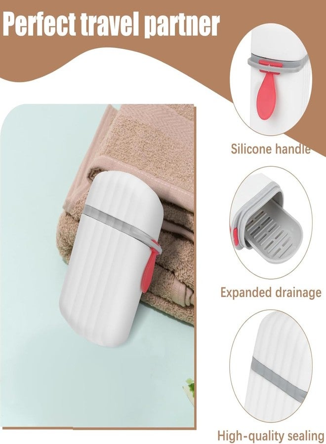 TASMAX Travel Soap Holder-Plastic Box | Travelling Accessories Waterproof Hand Wash Soaps Box, Leak Proof Portable Soap Dish Case [Pack of 3] - Image 3